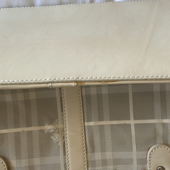 BURBERRY Vintage White Haymarket Check Tote Bag - Picture 13 of 16